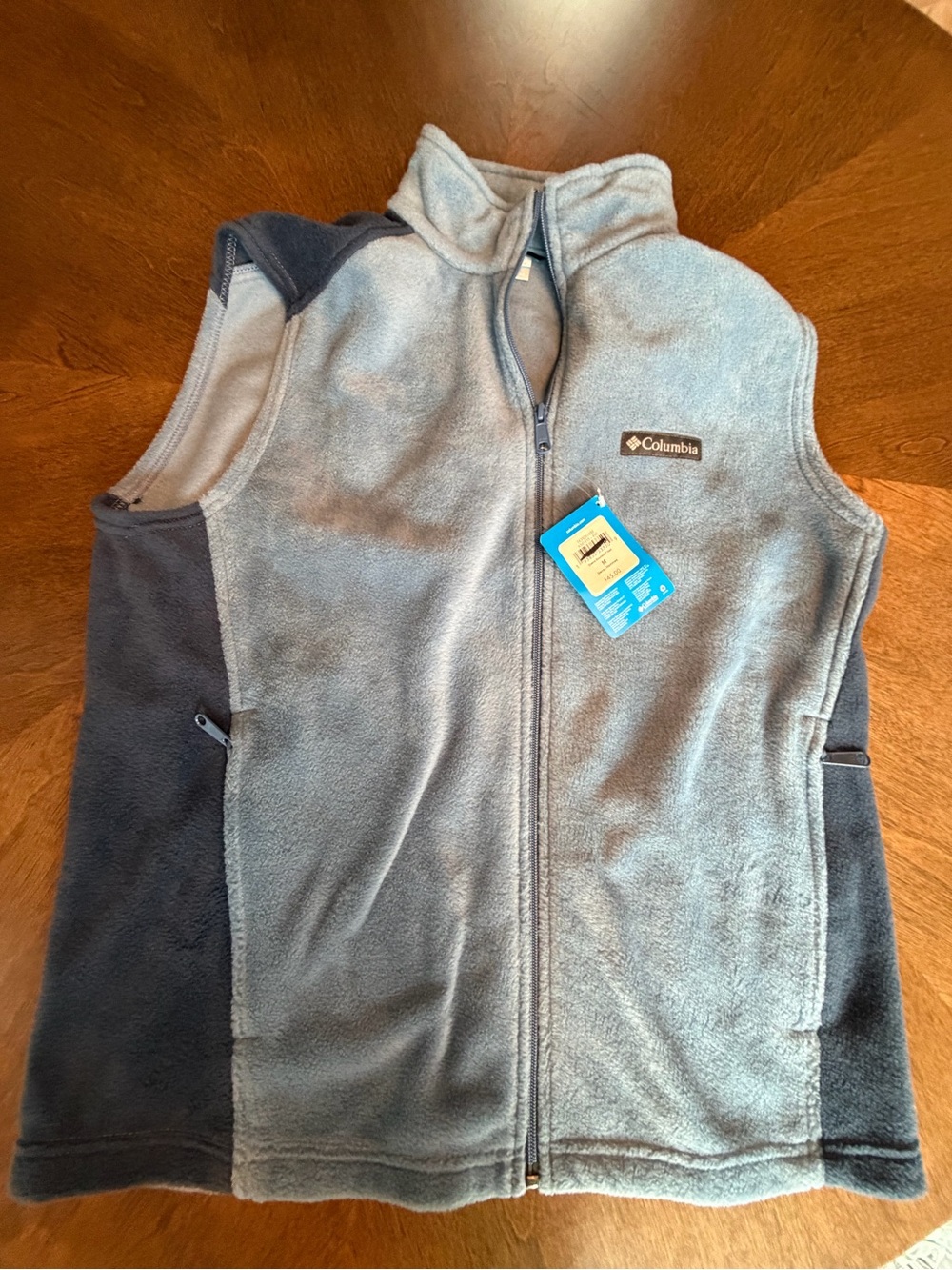 Columbia Light Blue Steens Mountain Vest - Blue